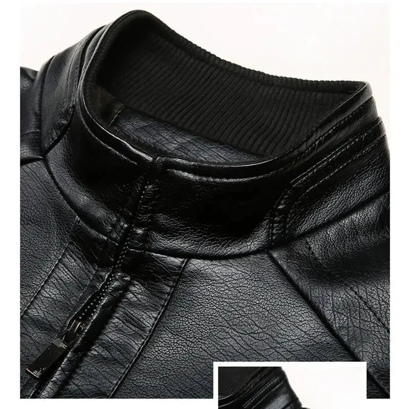 Jaqueta Masculina de Couro Clássica