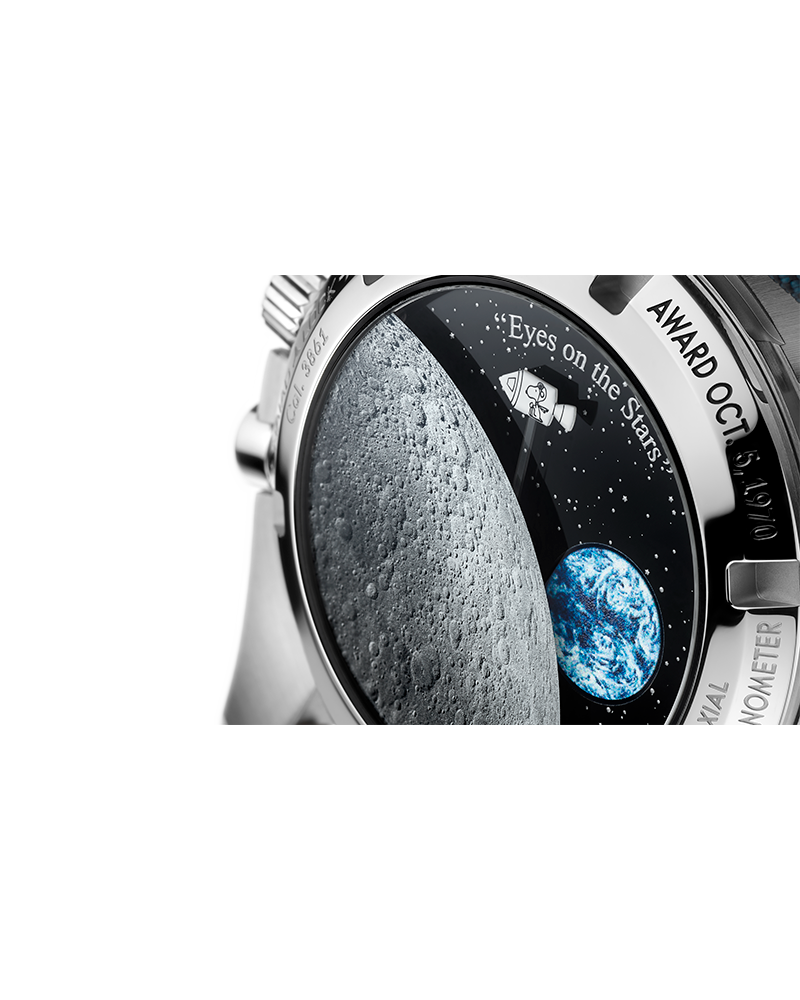 Speedmaster Série de aniversário Snoopy Award (42 mm, aço em bracelete de tecido de nylon revestido) +Caixa e Certificado