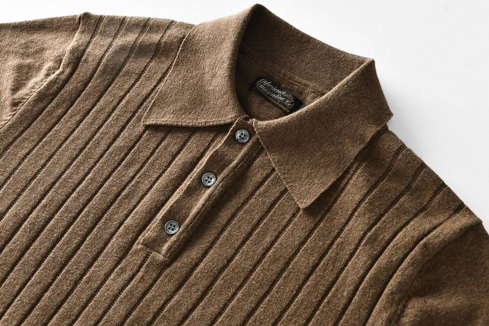 Camisa Polo em Textura