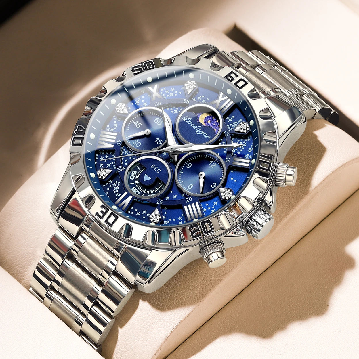 Relógio Luxury Stainless