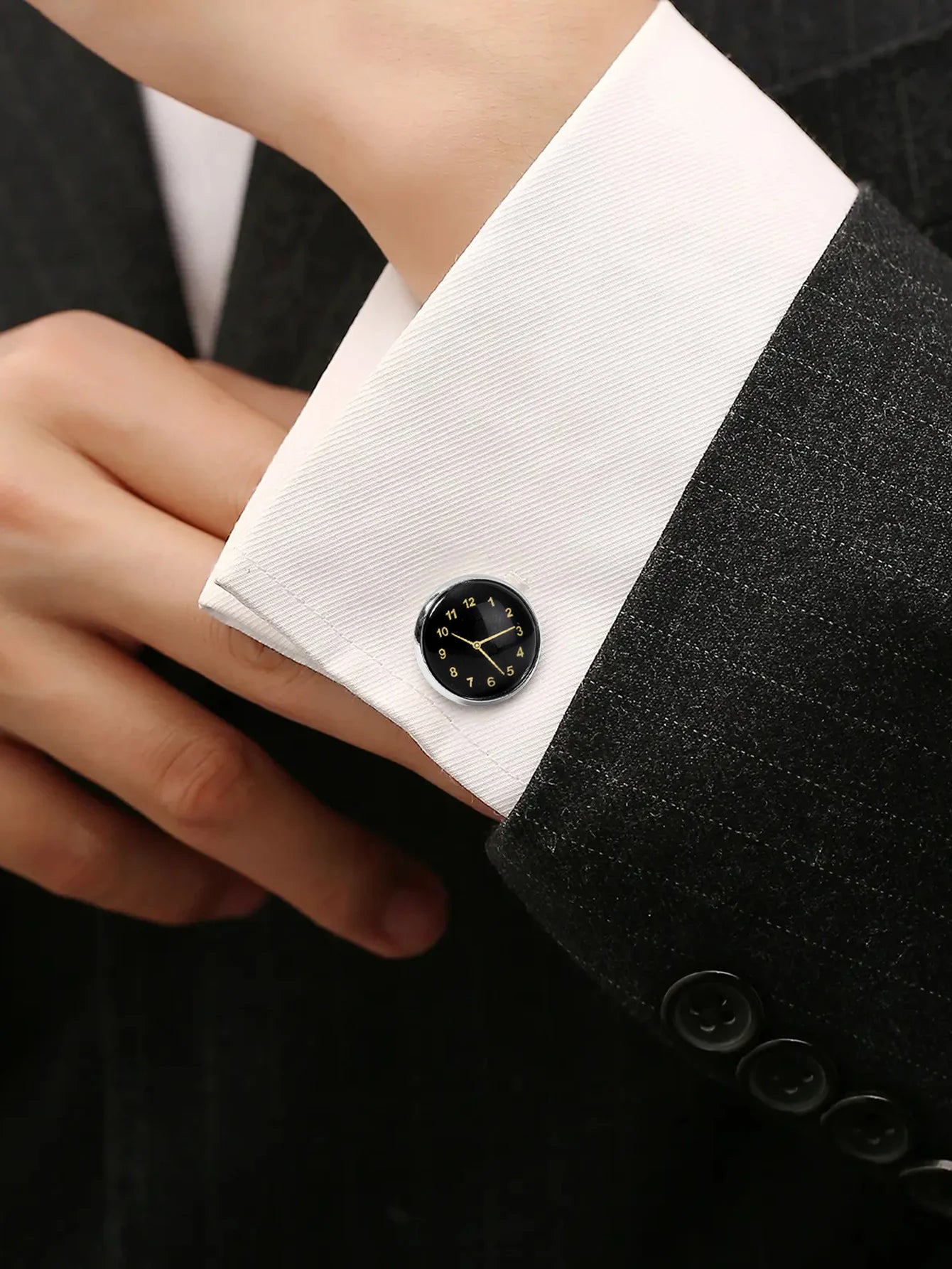 Hot Selling TOMI Men's 4PCS Gift Box Set Watch Minimalist Casual Men's Quartz Watch Tie Clip Sleeve Buckle Clock Gift Relojes