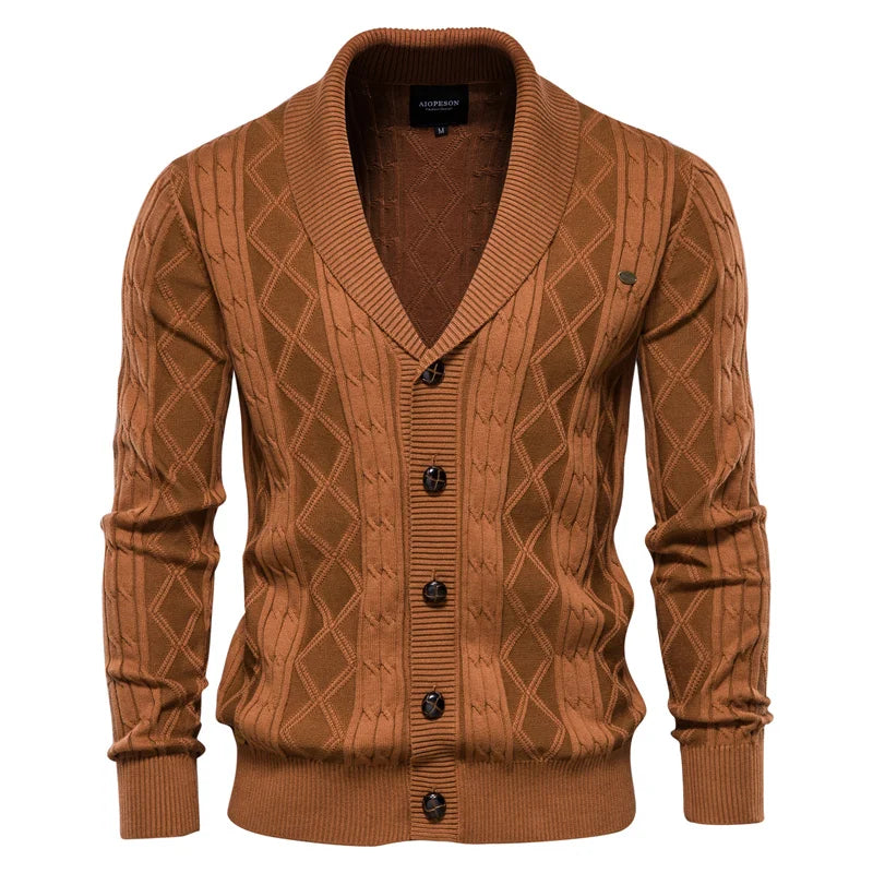 Cardigan Tricot em Lã Detalhada