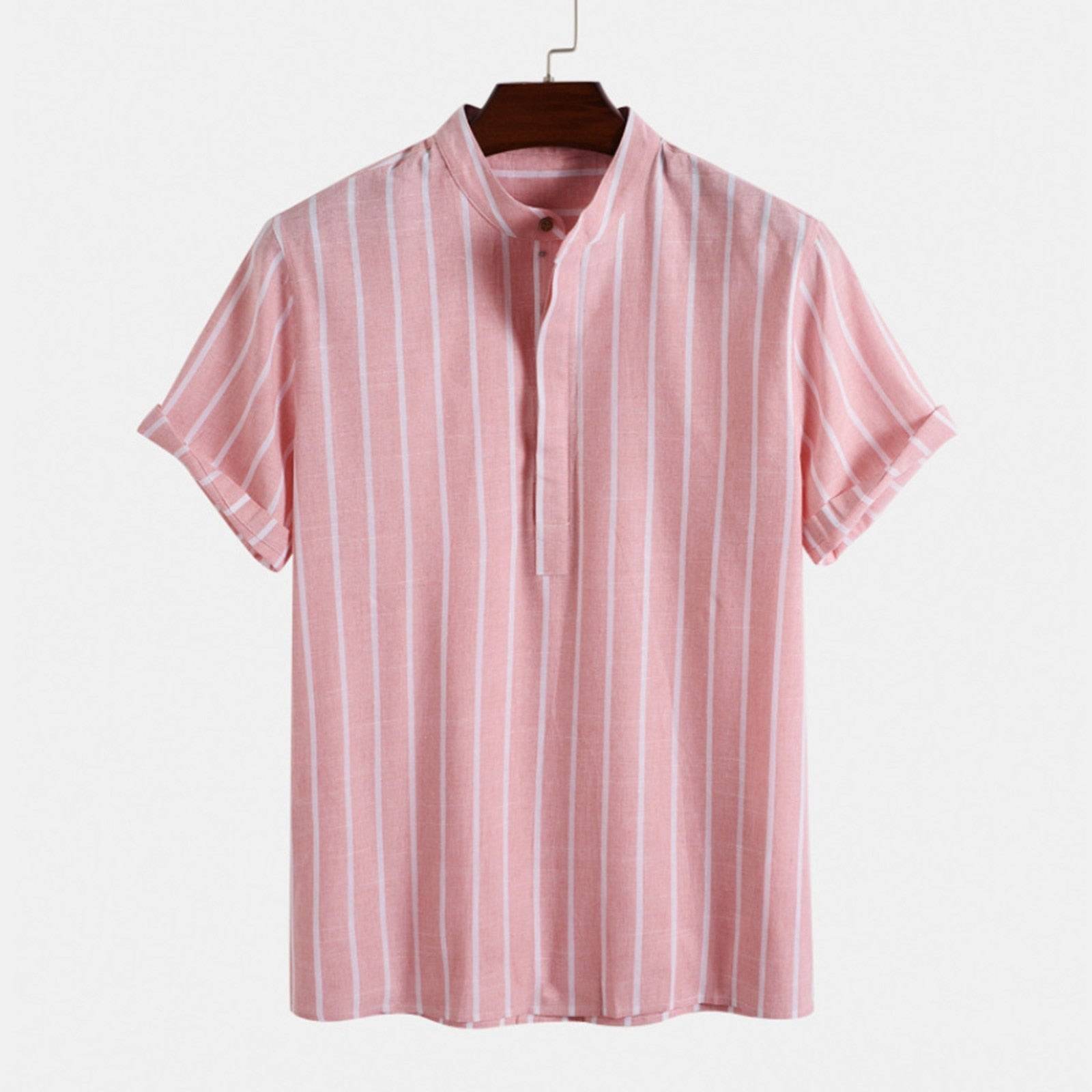 Camisa Maurice em algodão e linho