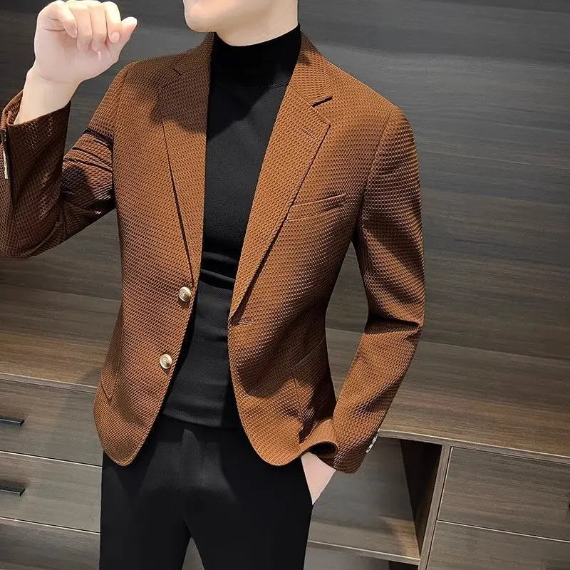 Jaqueta Masculina Slim Fit Style Suits