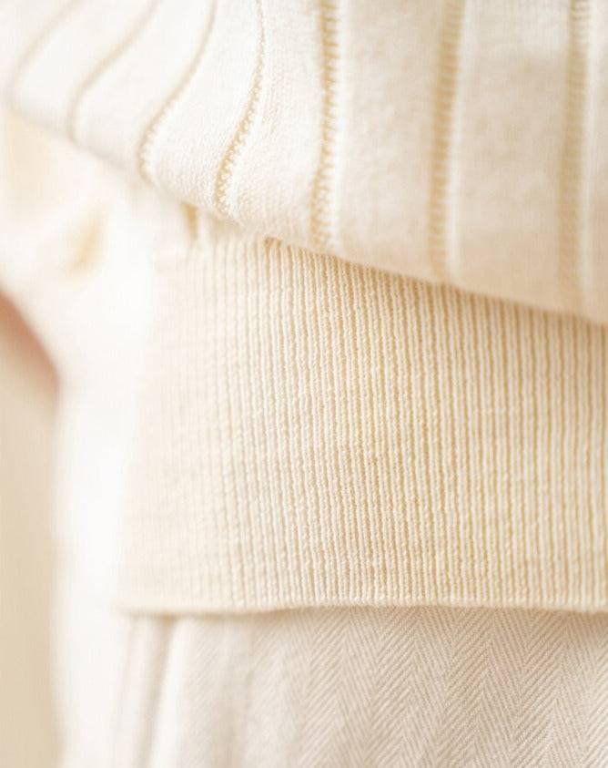 Camisa Polo Listrada Retrô de Algodão
