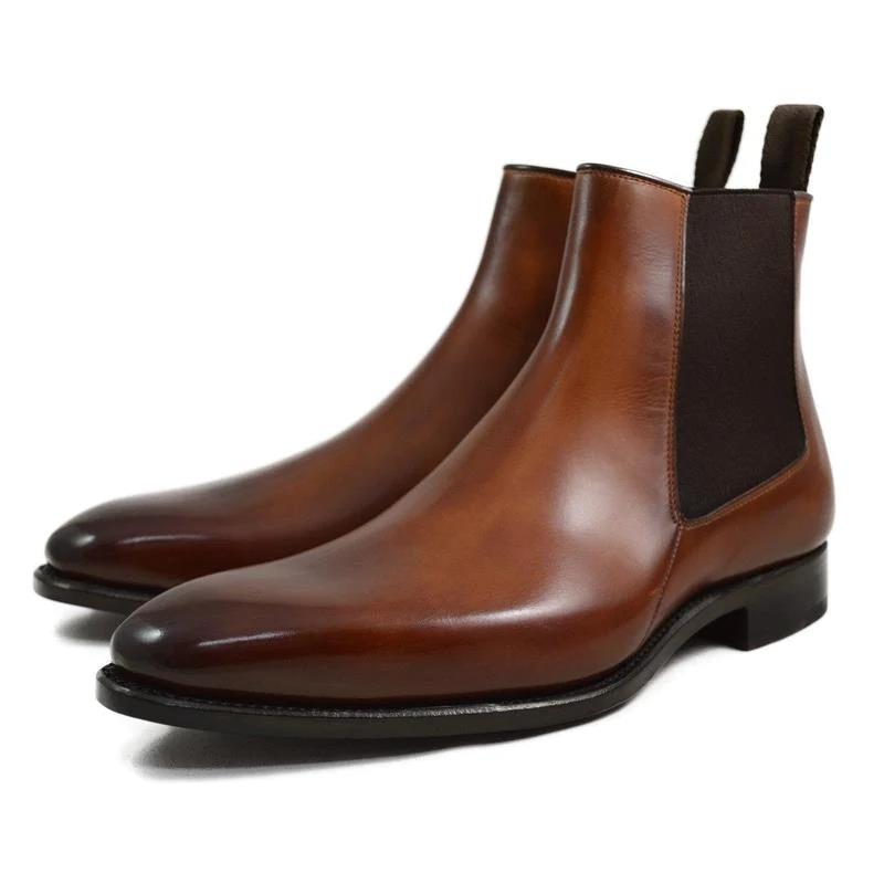 Bota Masculina em Couro - Chelsea