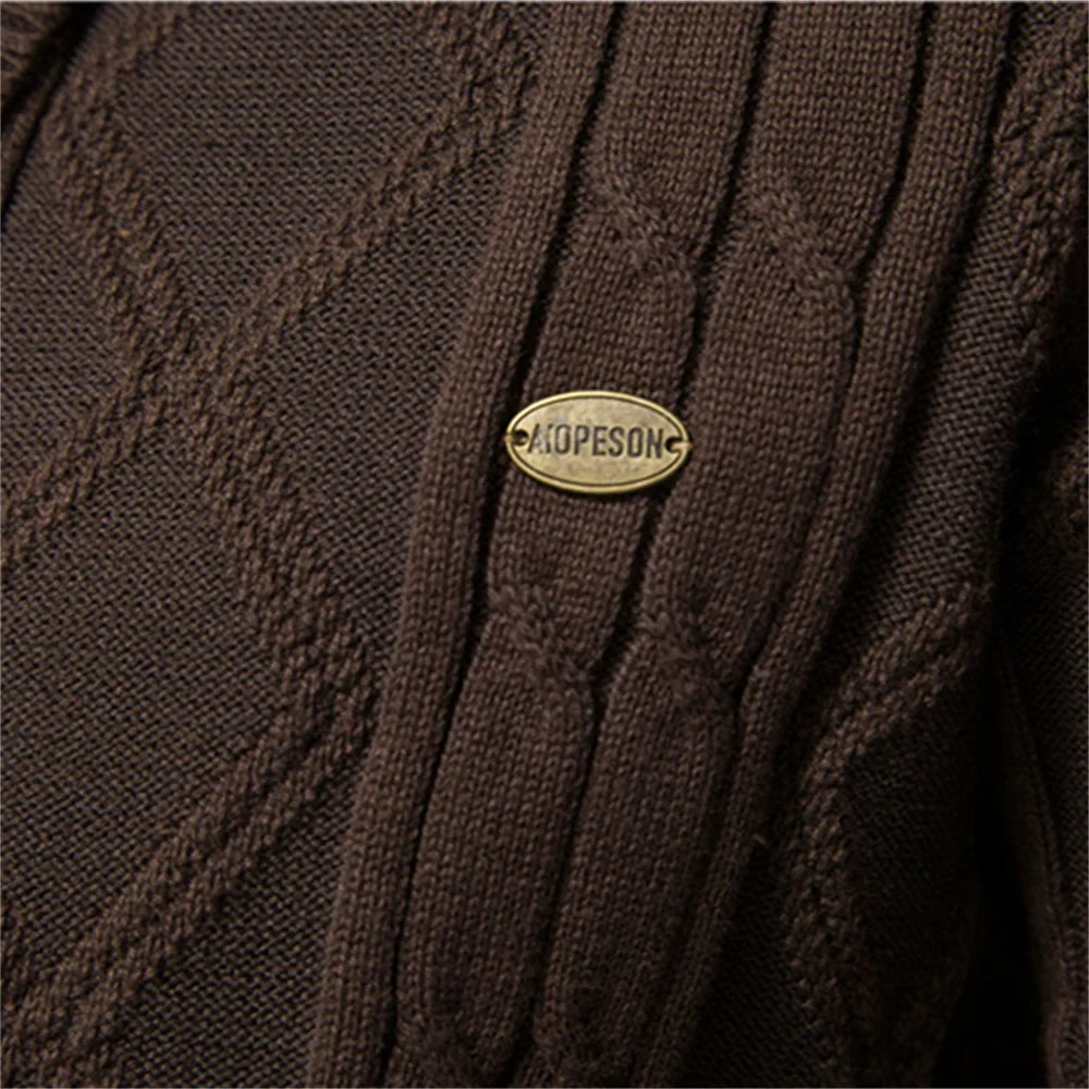 Cardigan Tricot em Lã Detalhada