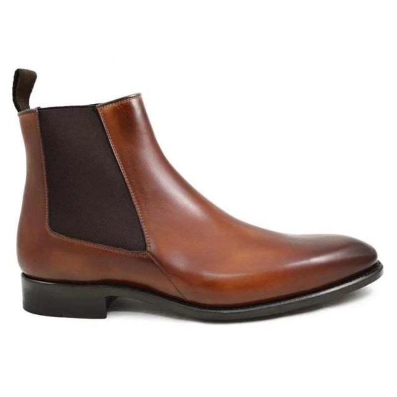 Bota Masculina em Couro - Chelsea
