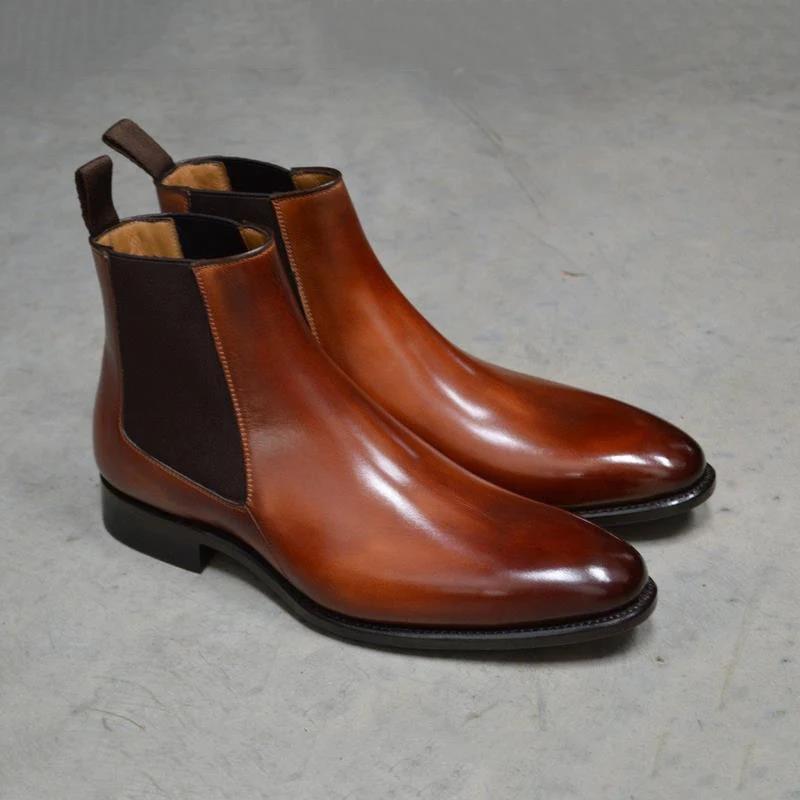Bota Masculina em Couro - Chelsea