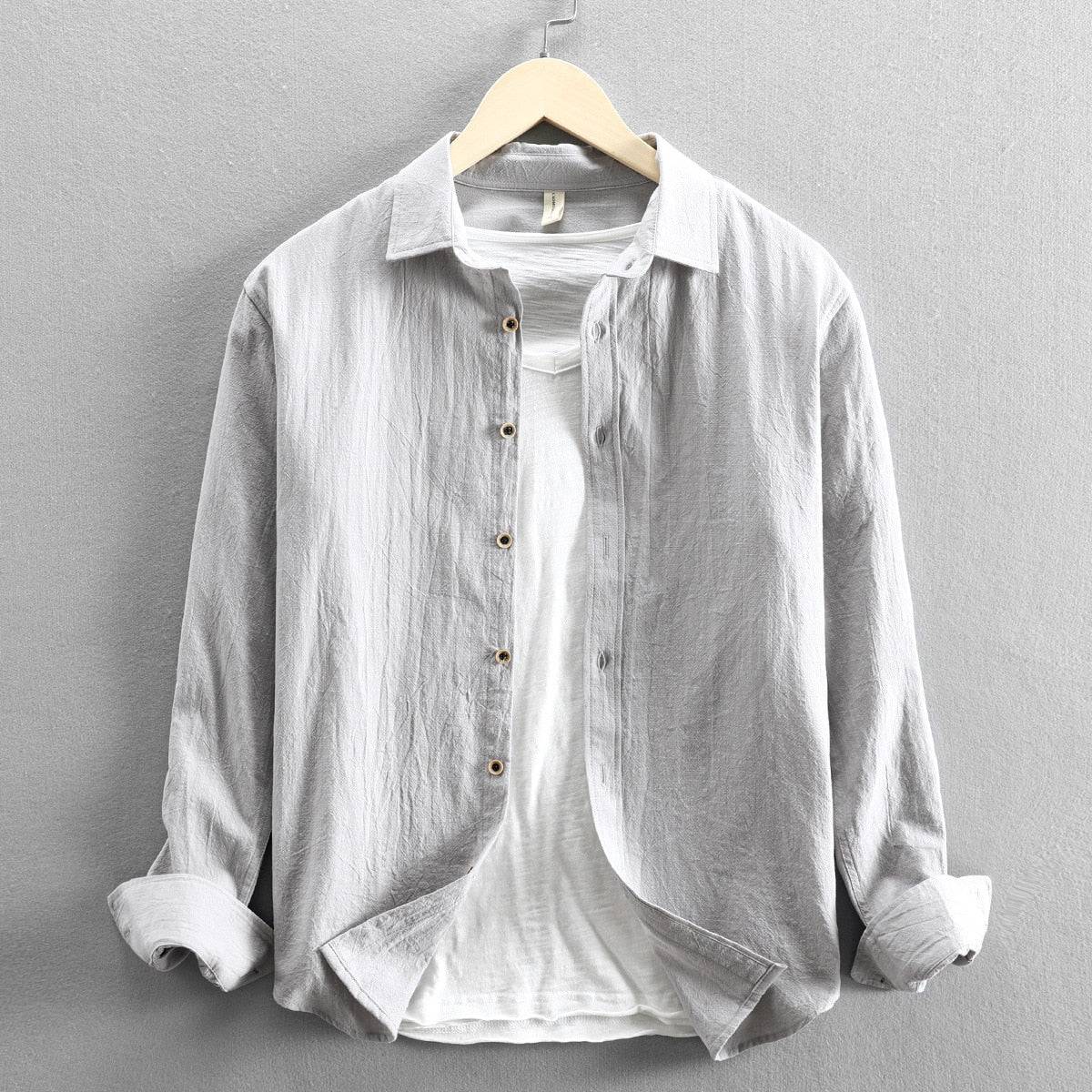 Camisa sólida Maurice