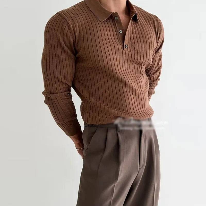 Camisa Texturizada Manga Longa