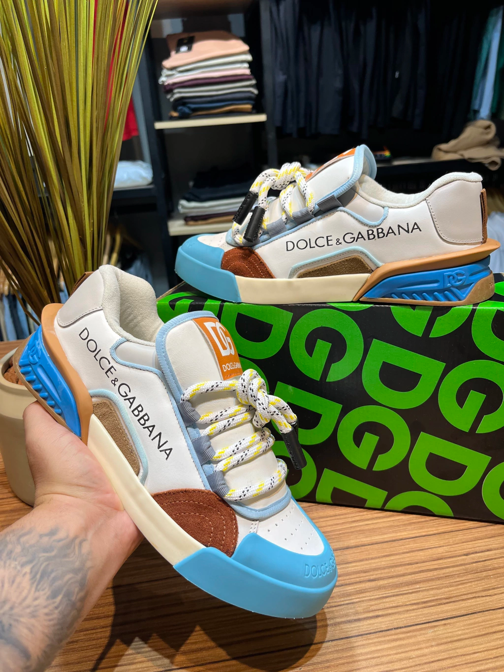 Ténis Dolce&Gabbana Luxo Lançamento 1ª Linha