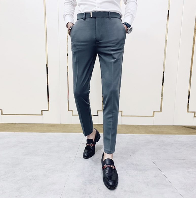 Calças Antonios Gray Casual Outfit Pants