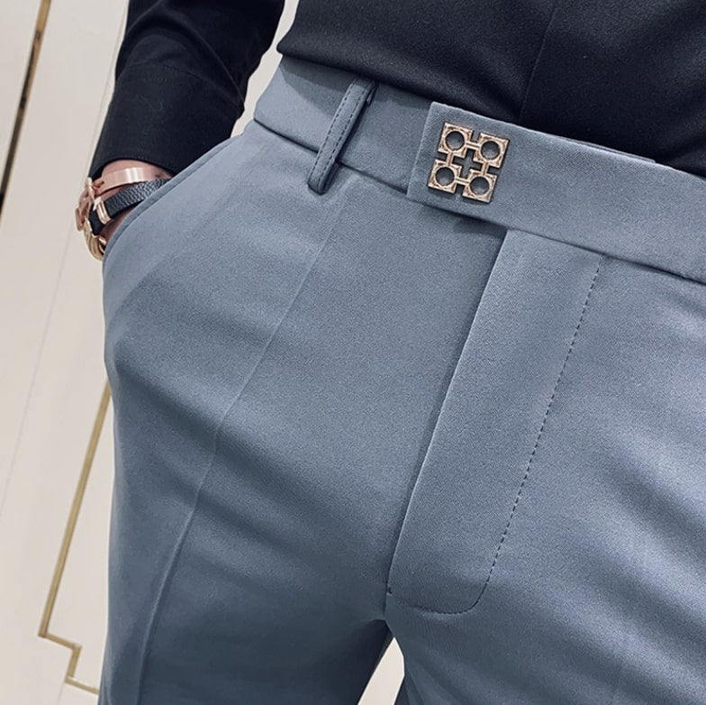 Calças Antonios Gray Casual Outfit Pants
