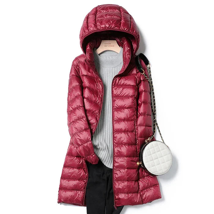 Jaqueta Parka Feminina Puffer Justa Fashion - Megalinz