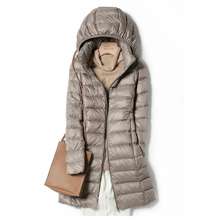 Jaqueta Parka Feminina Puffer Justa Fashion - Megalinz