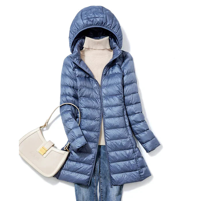 Jaqueta Parka Feminina Puffer Justa Fashion - Megalinz