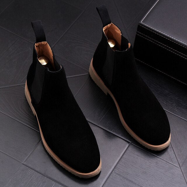 Antonios Winter Suede Boots Men