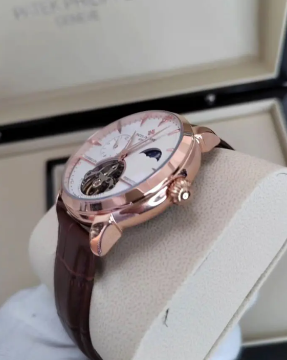 PATEK PHILIPPHE TOURBILION PERPETUAL ROSE PREMIUM AAA+ 44MM - A PROVA DÁGUA 10ATM