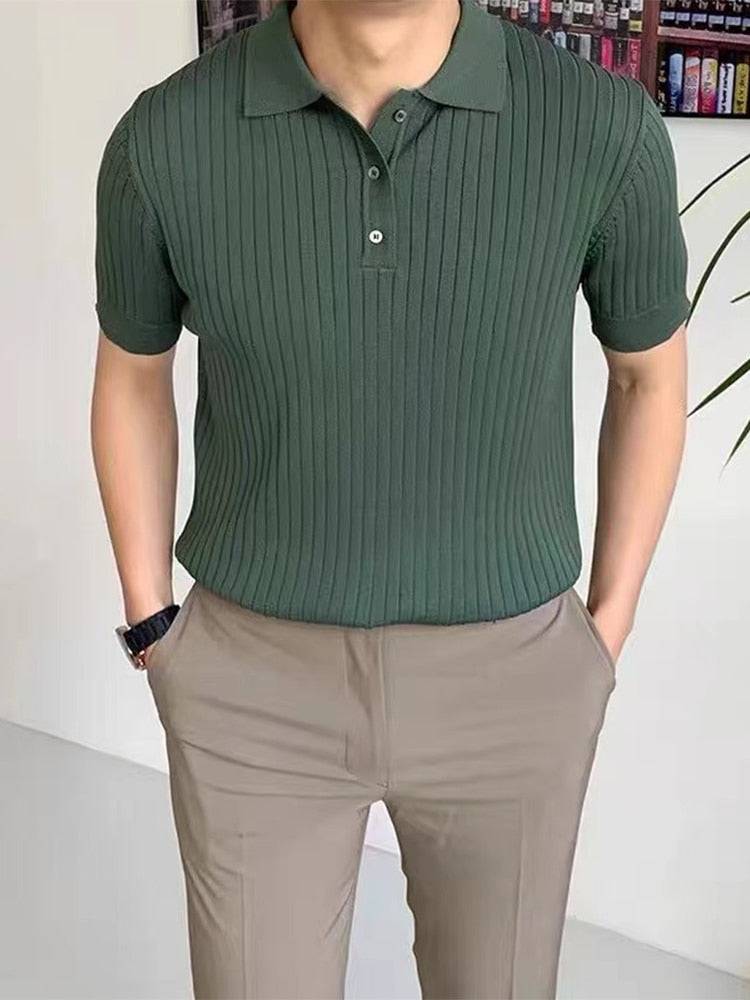 Camisa Polo Texturizada