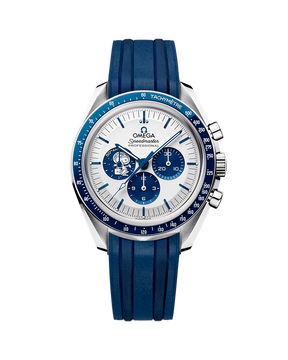 Speedmaster Série de aniversário Snoopy Award (42 mm, aço em bracelete de tecido de nylon revestido) +Caixa e Certificado