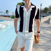 AntoniosClothing Italy T-Shirt de Verão do Cavalheiro