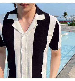 AntoniosClothing Italy T-Shirt de Verão do Cavalheiro