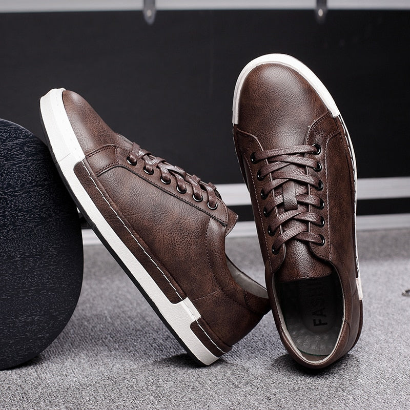 AntoniosVestuário Sapatos de Camurça Castanha Masculina