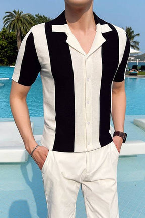 AntoniosClothing Italy T-Shirt de Verão do Cavalheiro