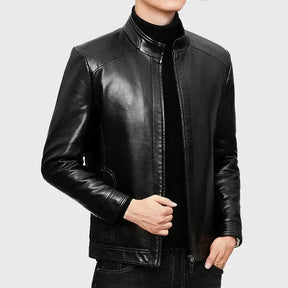 Jaqueta Masculina de Couro Clássica