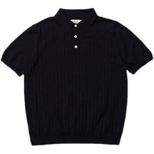 Camisa Polo Listrada Retrô de Algodão