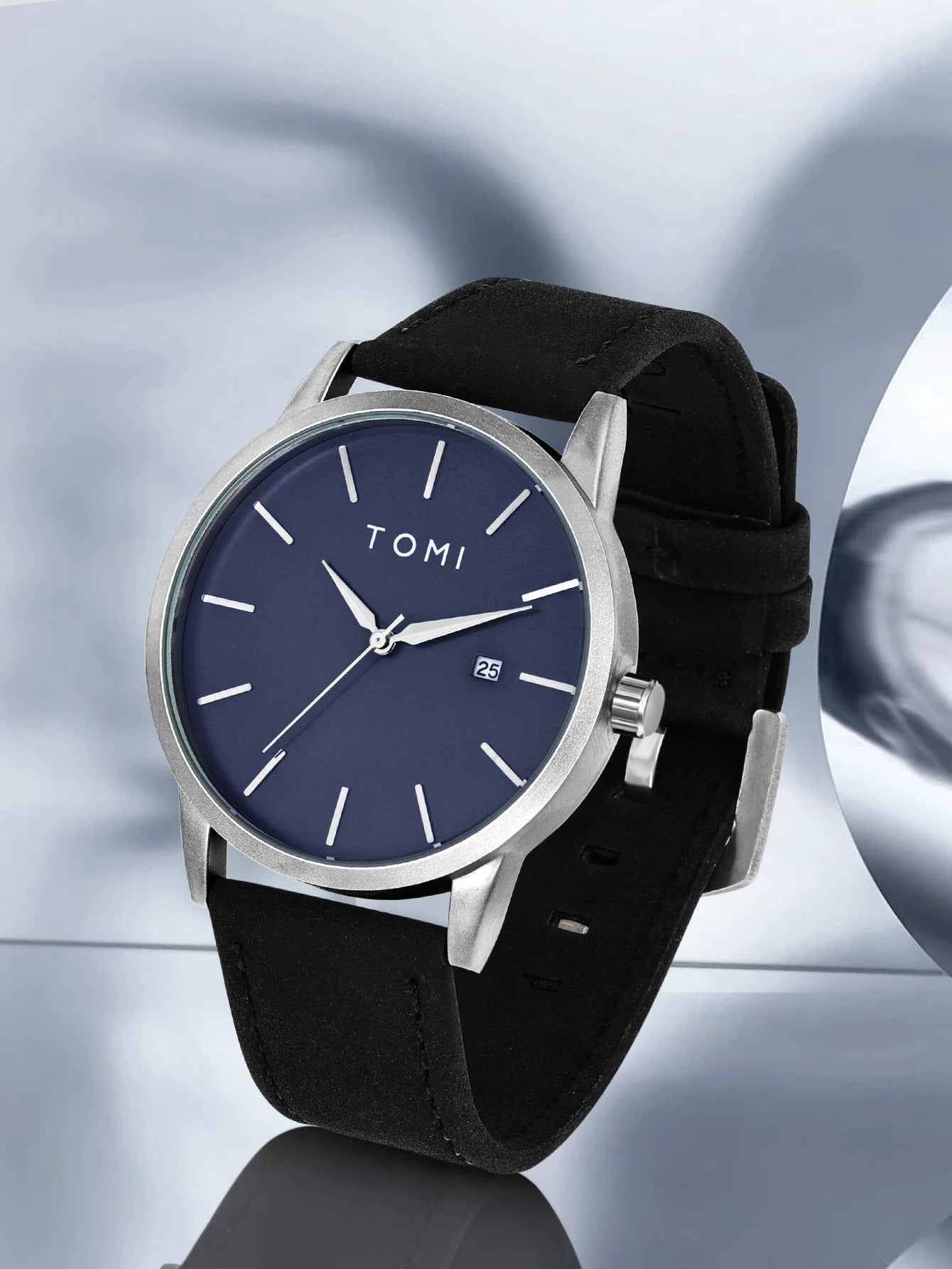 Hot Selling TOMI Men's 4PCS Gift Box Set Watch Minimalist Casual Men's Quartz Watch Tie Clip Sleeve Buckle Clock Gift Relojes