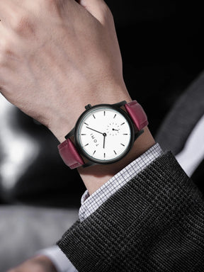TOMI Fashion Men's Two Pin Half Belt Watch Casual and Minimalist Men's Quartz Watch