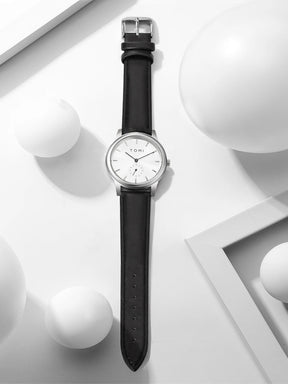 TOMI Fashion Men's Two Pin Half Belt Watch Casual and Minimalist Men's Quartz Watch