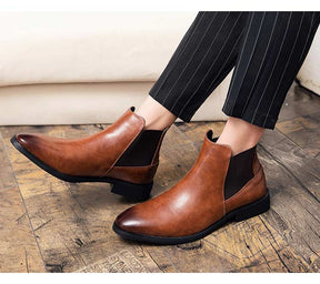 Bota Masculina em Couro - Chelsea