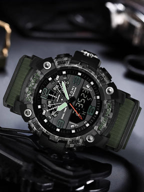 TOMI Men's LED Waterproof Digital Watch Men's Fitness Electronic Watch Multi functional Military Sports Watch Children's Gift
