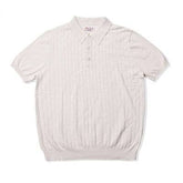 Camisa Polo Listrada Retrô de Algodão