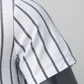 Camisa Maurice em algodão e linho