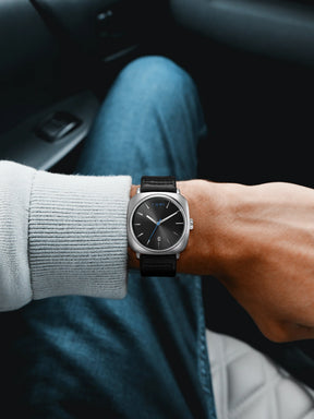 TOMI 2PCS Men Casual Fashion Watch Glasses Gift Set Classic Simple Square Case Men Quartz Watch Watch Clock Gift Set Reloj