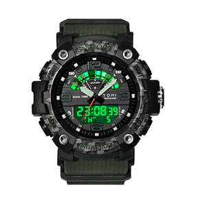 TOMI Men's LED Waterproof Digital Watch Men's Fitness Electronic Watch Multi functional Military Sports Watch Children's Gift