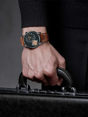 Relógio Deorro Premium Masculino Calendário
