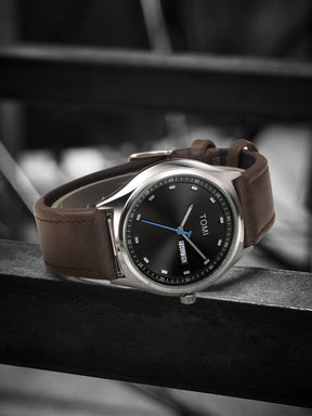 TOMI Minimalist Men's Watch Business Casual Men's And Women's Quartz Watch Fashionable And Versatile Calendar Quartz Watch