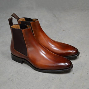 Bota Masculina em Couro - Chelsea