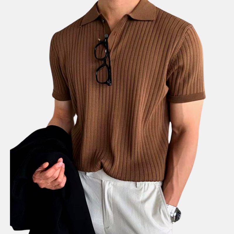 Camisa Polo Texturizada