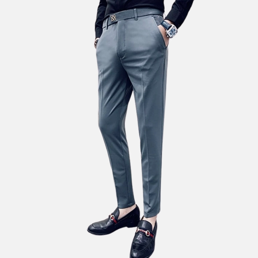 Calças Antonios Gray Casual Outfit Pants