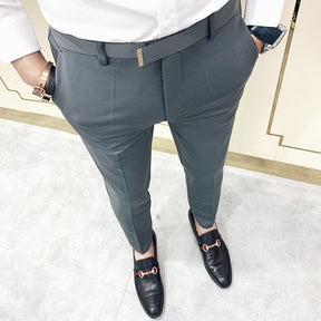 Calças Antonios Gray Casual Outfit Pants