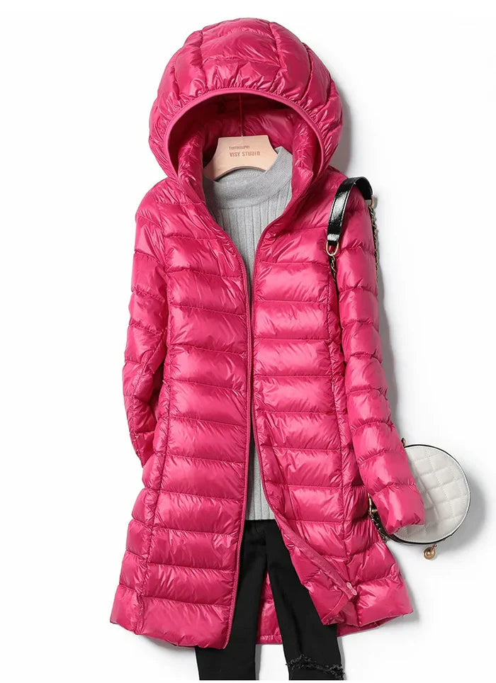 Jaqueta Parka Feminina Puffer Justa Fashion - Megalinz