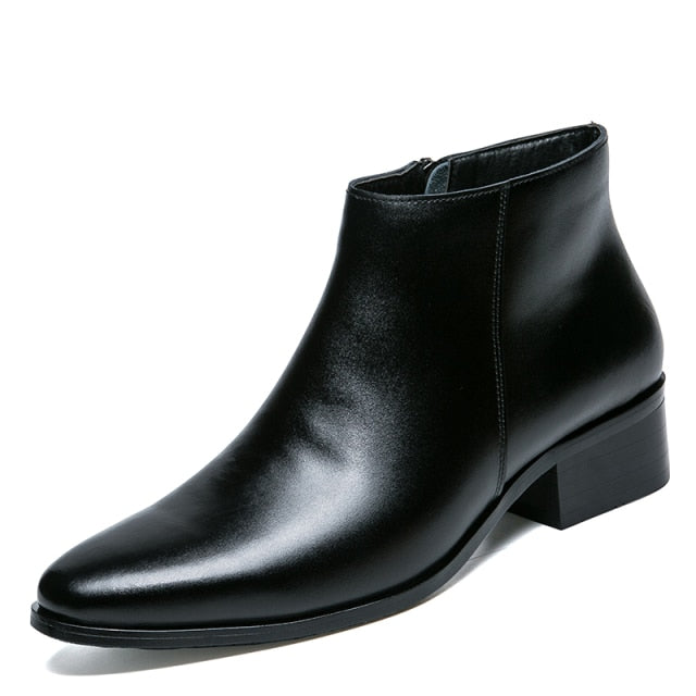 Bota cano médio em Couro Italiano - Joseff