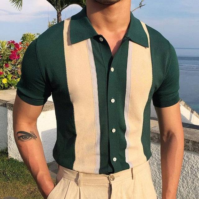Camisa Listrada Vintage