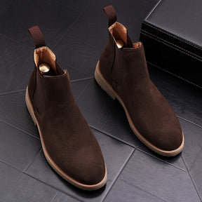 Antonios Winter Suede Boots Men